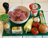 🇭🇺 🥩 Egyszerű tejfölös hús recept fázis 1 fotója