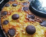 A picture of step 8 of Pear Clafoutis with Floraline and Chocolate.