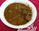 A picture of step 5 of Hyderabadi Gurda Masala.
