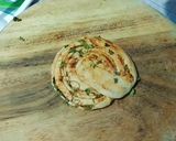 A picture of step 6 of Masala Paratha.