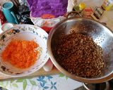 Foto del paso 3 de la receta: Hamburguesa de lentejas sin carne fritas