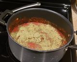 A picture of step 4 of Mighty 25lb Bolognese Lasagna.