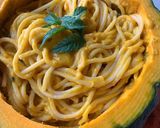 Foto del passaggio 5 della ricetta Vermicelli cremosi alla zucca🎃