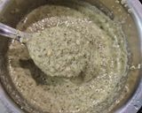 A picture of step 1 of Steamed sprouts dhokla.
