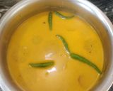 A picture of step 11 of Mooli Gajar Shalgam Kadhi.