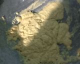 A picture of step 1 of Besan Ka halwa.