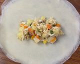 Foto langkah ke 5 dari resep Risol Isi Ayam Sayur.