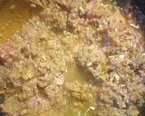 A picture of step 1 of Meat Sauce for Hotdogs Batch 2.