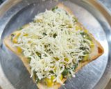A picture of step 5 of Spinach Corn grilled Sandwich with Arrowroot flour and White Butter.