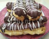 Foto langkah ke 11 dari resep Vanilla Chocolate Eclairs.