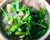 Hình bước làm 16 của món 3 món ngon với diềm thăn bò hầm: gỏi cuốn, lẩu, và mì sốt kem
