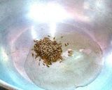 A picture of step 3 of Palak Moong dal tadka.