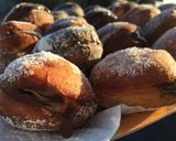 Foto del paso 5 de la receta: 👩🏼🍳Bolas de fraile rellenas de dulce de leche 🤤