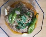 A picture of step 5 of Chicken Pasandey.