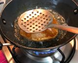 A picture of step 5 of Poori.