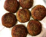 A picture of step 5 of Falafel Tikki.