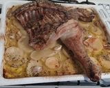 Foto del paso 6 de la receta: Cordero lechal al horno con patatas