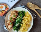 Foto langkah ke 5 dari resep Rice bowl chicken donburi.