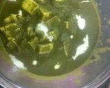 A picture of step 4 of Palak paneer gravy maggi.