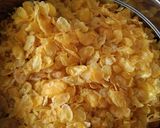 A picture of step 1 of Corn chevda.