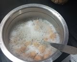 A picture of step 1 of Soya Manchurian.