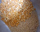 A picture of step 3 of Banana flower vadai.