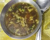 A picture of step 5 of Hot and sour soup.