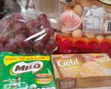 Foto langkah ke 1 dari resep Tiramisu Grape Milo.