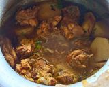 A picture of step 4 of Dum Ki Murgh.