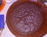 Foto del paso 1 de la receta: Torta de chocolate hecha en sartén con merengue italiano 🍓