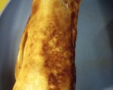 A picture of step 3 of Broccoli, Ham and Cheese Fried Burritos.
