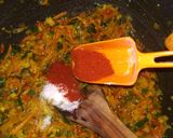 A picture of step 6 of Raw Turmeric Sabzi.