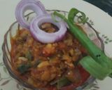 A picture of step 5 of Baingan Bharta.