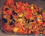 Une image de l'étape 5 de Crumble de légumes et Chorizo.