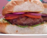 A picture of step 1 of Teriyaki Meat Burger.