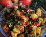 Aloo baingan sabzi(potato, eggplant vegetable) recipe step 5 photo