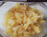 Foto del paso 1 de la receta: Revuelto ibérico de papas y cebolla cocidas