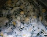 A picture of step 2 of Baked shell pasta stuffed with creamy sauce.