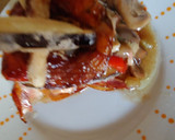 Foto del paso 14 de la receta: Pollo amb berenjena, bacon y patata panadera