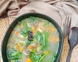 Foto langkah ke 4 dari resep Soup Jamur Ayam.