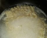 A picture of step 1 of Maggi in 2 minutes.