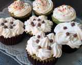 Foto langkah ke 5 dari resep Cupcake Pandan.