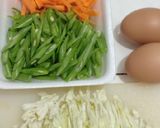 Foto langkah ke 1 dari resep Orak Arik Sayuran Telur.