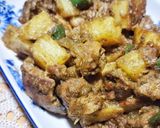 Foto langkah ke 5 dari resep Ati Kentang Sambal Ijo.