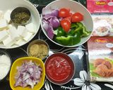 A picture of step 1 of Restaurant Style Paneer Tikka Masala.