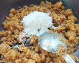 A picture of step 3 of Coconut ladoos.