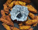 A picture of step 7 of Gola kabab.