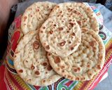 A picture of step 6 of Homemade naan, without oven.