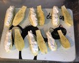 Une image de l'étape 5 de Courgettes blanches sauce crème au jambon cru,burrata di puglia et basilic.