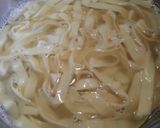 Foto del paso 4 de la receta: Fideos secos tagliatelle con mejillones